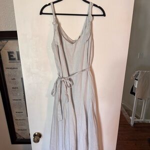 Free People 100% Linen Jumpsuit
